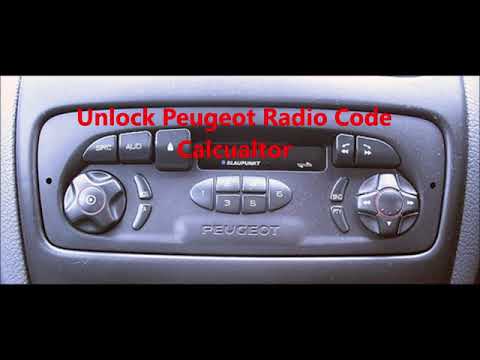 Peugeot Radio Code Calculator Download